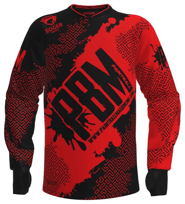 PBM Jersey - BLACK & Red - Image 2