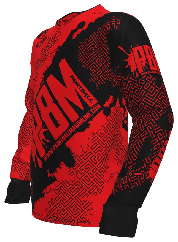 PBM Jersey - RED & Black - Image 3